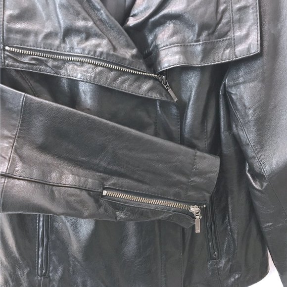 Kenneth Cole Leather Jacket - Picture 8 of 9